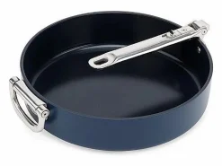 Best Joseph Joseph Sartén antiadherente Space 28 cm (11"), mango plegable, apta para inducción y horno hasta 232°C, almacenamiento compacto Azul