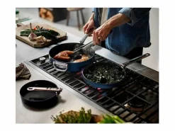 Best Joseph Joseph Sartén antiadherente Space 28 cm (11"), mango plegable, apta para inducción y horno hasta 232°C, almacenamiento compacto Azul