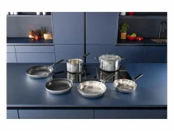 Best Sartén Sauteuse Esperta Triply 28 cm Antiadherente Inducción Acero Inoxidable Material Y Utensilios De Cocina
