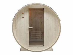 VOGUE SAUNA Sauna de exterior 4 plazas, Ancho 185 x Prof. 180 x Alt. 190 cm, ISOKYRO