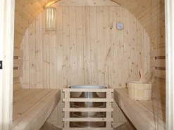 VOGUE SAUNA Sauna de exterior 4 plazas, Ancho 185 x Prof. 180 x Alt. 190 cm, ISOKYRO