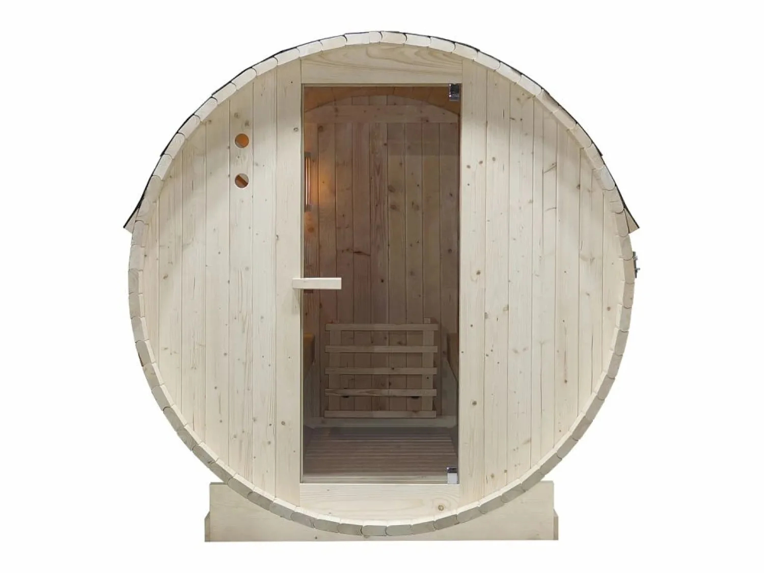 Sale Sauna de exterior 2 plazas, Ancho 185 x Prof. 120 x Alt. 190 cm, ISOKYRO Sauna De Exterior