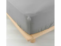 Douceur d'intérieur Sábana bajera de gasa de algodón 160 x 200 cm
