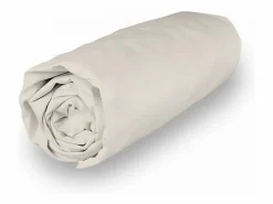 Soleil d'ocre Sábana bajera de polialgodón 140x190 cm PERCALE lino, por