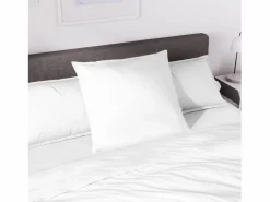 Discount Soleil d'ocre Sábana encimera de polialgodón 180x290 cm PERCALE , por Blanco