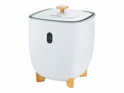 New Secador de Toallas SucceBuy, Balde Calentador de Toallas 25L, Pantalla LED, Calentamiento por el Fondo, Minutería, Blanco