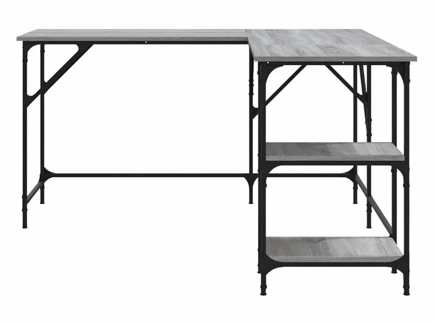 Garden Furniture Selma Escritorio madera de ingeniería Sonoma 139x139x75 cm