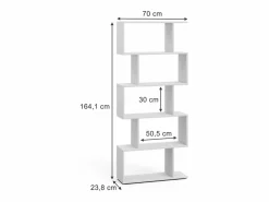 Online Separador de ambientes 70x23.8x164.1 levio Estantería