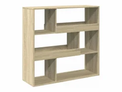 Separador de ambientes madera roble Sonoma 100x33x94,5 cm Librería