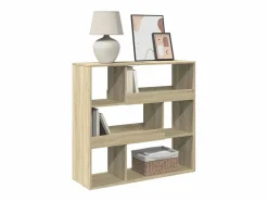 Separador de ambientes madera roble Sonoma 100x33x94,5 cm Librería