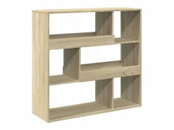 Separador de ambientes madera roble Sonoma 100x33x94,5 cm Librería