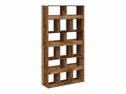 Sale Clicnbuy Separador de ambientes madera envejecida 100x33x187,5 cm Marru00f3n