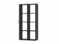 Clearance Separador de ambientes 143x29x72 scutum Estantería