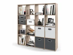 Sale Vicco Separador de ambientes sonoma 138.5x29x142.5 karree Color natural claro