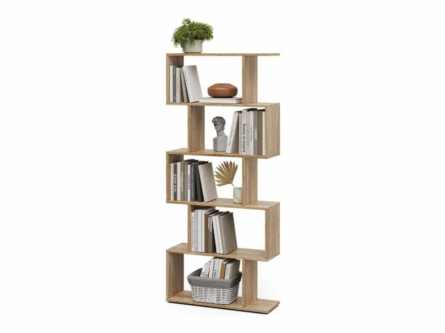 Best Separador de ambientes sonoma 70x23.8x164.1 levio Estantería