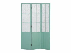 Outlet Separador de ambientes 170x120x2 cm Turquesa Estilo campestre Azul turquesa / Blanco