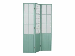 Outlet Separador de ambientes 170x120x2 cm Turquesa Estilo campestre Azul turquesa / Blanco