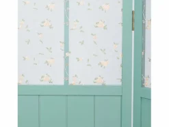 Outlet Separador de ambientes 170x120x2 cm Turquesa Estilo campestre Azul turquesa / Blanco