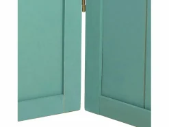 Outlet Separador de ambientes 170x120x2 cm Turquesa Estilo campestre Azul turquesa / Blanco