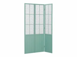 Outlet Separador de ambientes 170x120x2 cm Turquesa Estilo campestre Azul turquesa / Blanco
