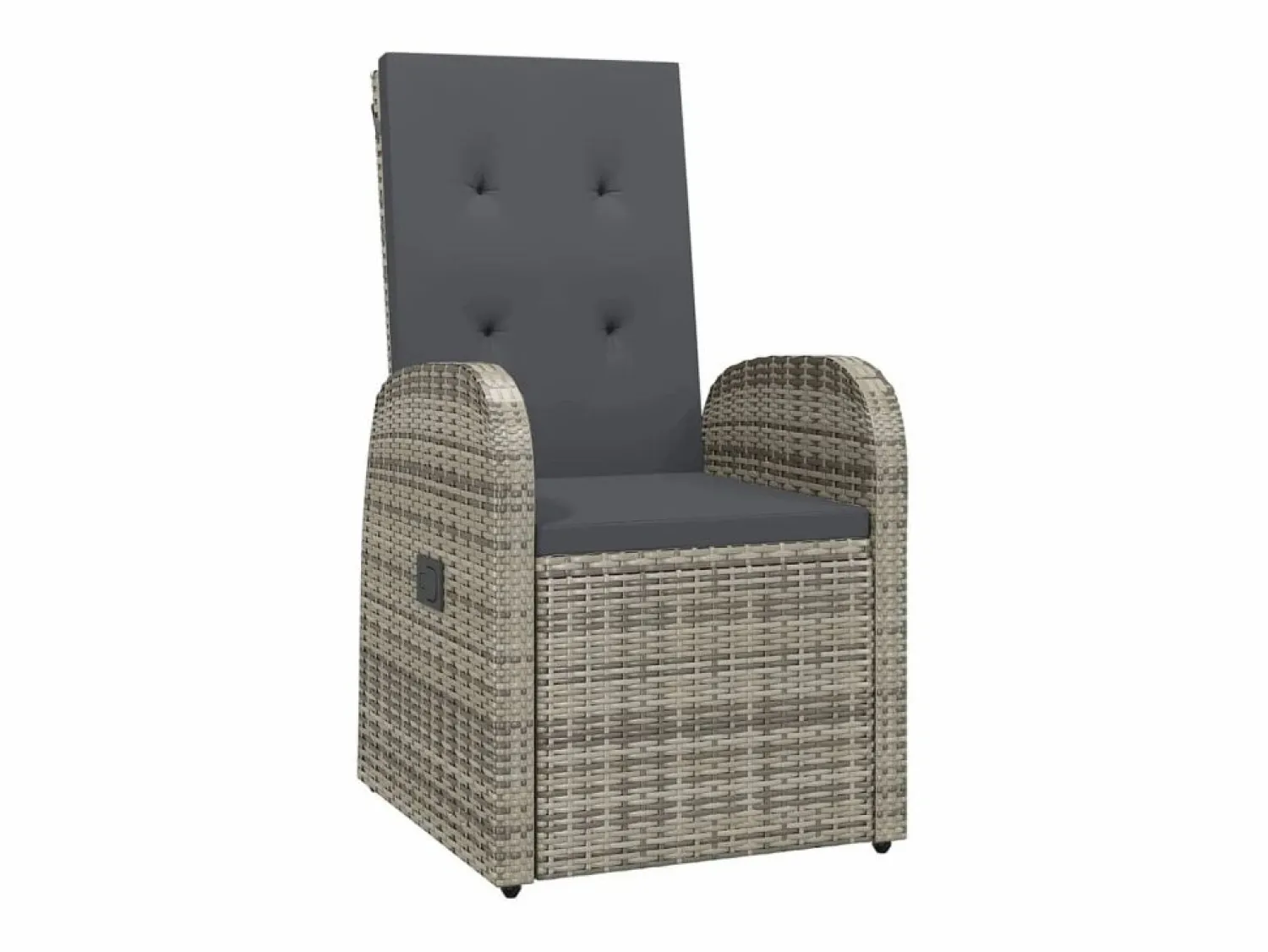 Clearance Set comedor de jardín 3 piezas con cojines ratán sintético Comedores De Jardín