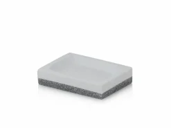 Sale Set de 4 accesorios de baño RABAT blanco/gris Multicolor