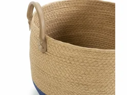 Set de 3 cestas Tecla de fibra natural con asas, /natural Accesorios De Almacenaje|Cesta