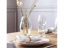Hot Set de 4 copas de vino blanco de cristal 120 ml, Rose Garden Vaso