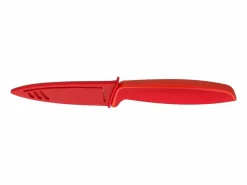 Clearance Set de 2 cuchillos Touch rojo, acero inoxidable 18/10, cuchillo de chef 13 cm y universal 9 cm, mangos ergonómicos Cubierto