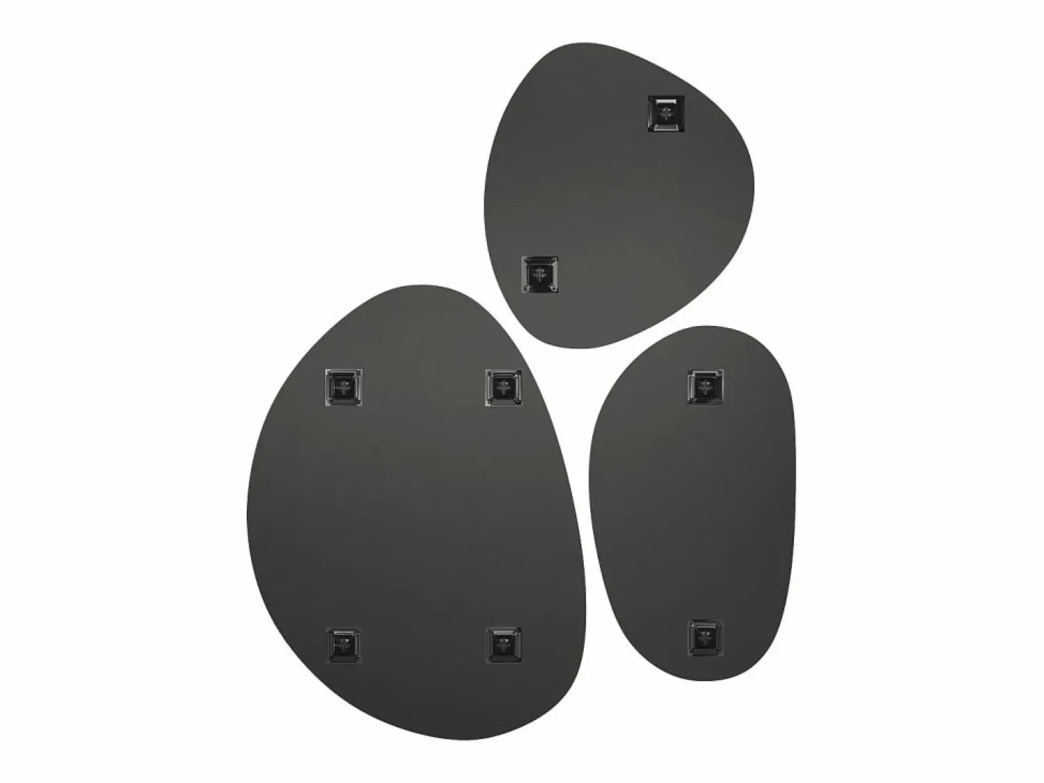 OZAIA Set de 3 espejos de pared - 3 tamaños - SANIJI