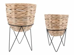 Set de 2 maceteros Jacinto MOA Vinthera natural