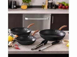 Online Set de 3 sartenes Cecotec Polka Fantasy Bucket aluminio forjado Ø20/Ø24/Ø28 cm Material Y Utensilios De Cocina