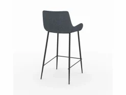 Hot Rendez-Vous Déco Set de 2 sillas de bar de tela 65cm - Pirata Gris