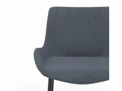 Hot Rendez-Vous Déco Set de 2 sillas de bar de tela 65cm - Pirata Gris