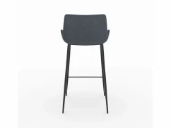 Hot Rendez-Vous Déco Set de 2 sillas de bar de tela 65cm - Pirata Gris