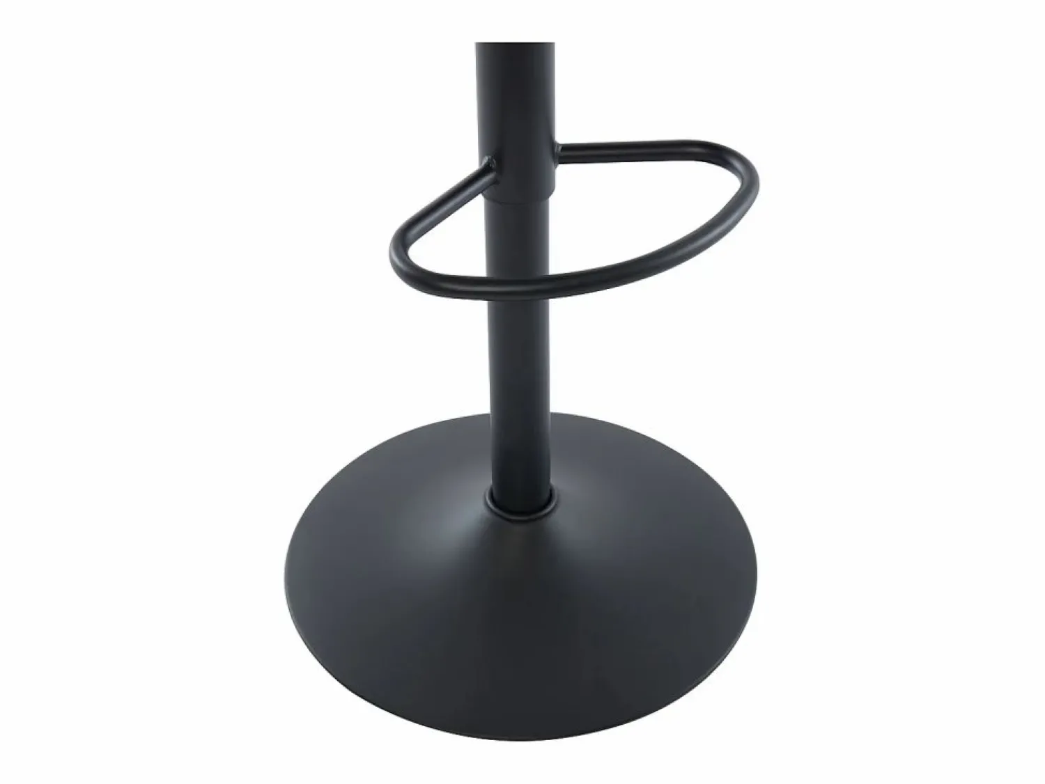 Outlet Set de 2 taburetes de bar de tela texturizada y metal - Altura ajustable - - LARANZA Muebles De Bar|Taburete Alto