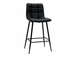 New Miliboo Set de 2 taburetes de cocina de diseño 65 cm MAXWELL Negro