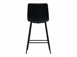 New Miliboo Set de 2 taburetes de cocina de diseño 65 cm MAXWELL Negro