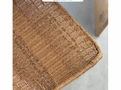 Rendez-Vous Déco Set de 2 taburetes para isla de cocina en resina tejida natural 65 cm - Carmela