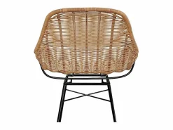 Rendez-Vous Déco Set de 2 taburetes para isla de cocina en resina tejida natural 65 cm - Carmela