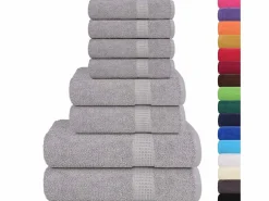 Set de 8 toallas Ariel 360 gramos algodón Textil De Baño|Textil De Baño