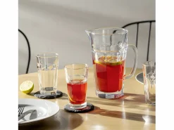 Best Set de 6 vasos y jarra a juego en vidrio . Vaso