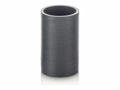 New Set de accesorios de baño en resina blanco y bambú Gaeta - Accesorios De Wc