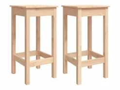 Clearance Set de bar 3 piezas madera maciza de pino Mesa Alta