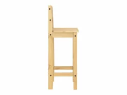 vidaxl Set de bar 5 piezas madera maciza de pino