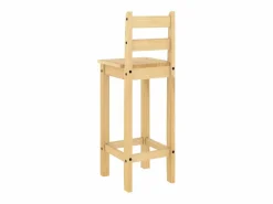 vidaxl Set de bar 5 piezas madera maciza de pino