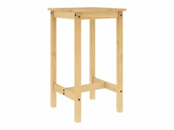 vidaxl Set de bar 5 piezas madera maciza de pino