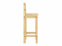 vidaxl Set de bar 5 piezas madera maciza de pino