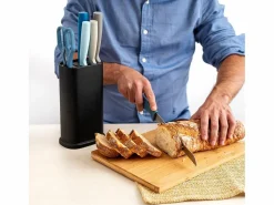 Set de cocina Ozon Quid 5 cuchillos + tijeras 21x13x8 cm