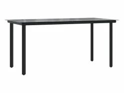 Best Set de comedor de jardín 7 piezas y cojines ratán sintético Comedores De Jardín